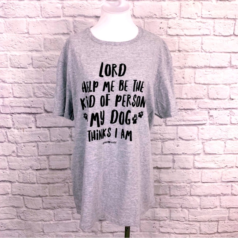 NWT Graphic Tee Gray